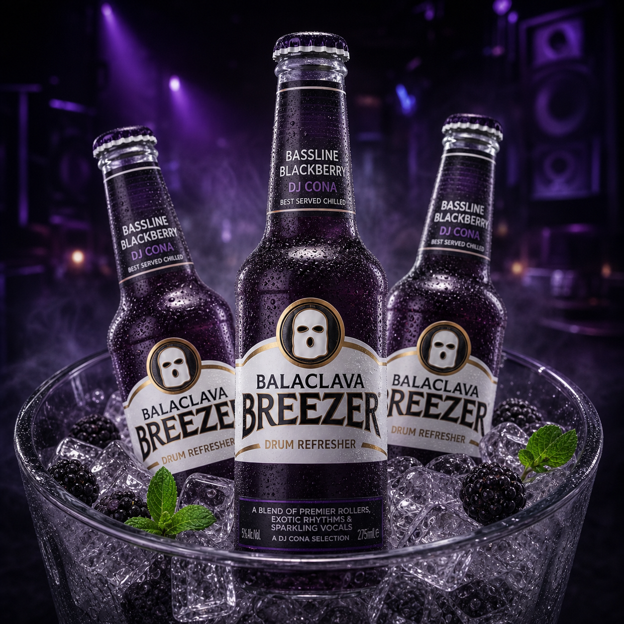 Bassline Blackberry Balaclava Breezer artwork